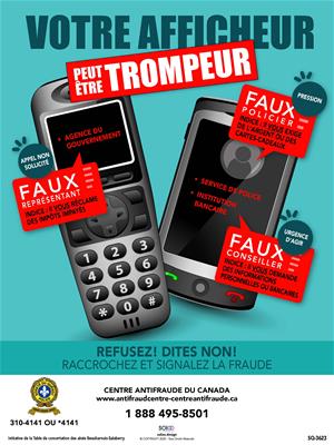 MISE EN GARDE – Fraudes téléphoniques envers les ainés