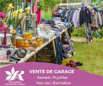 Vente de garage communautaire 