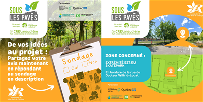 Projet Sous les pavés : votre avis est demandé!