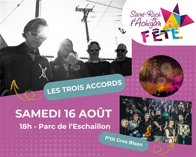Les Trois Accords en vedette à Saint-Roch-de-l'Achigan en Fête 2025