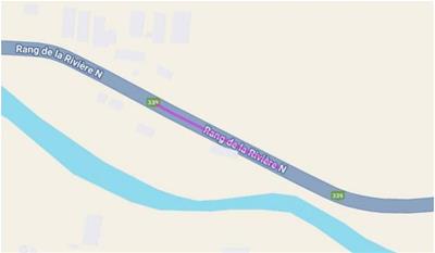 Fermeture complète rang de la Rivière Nord - 16 au 20 juin 2025