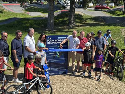 La piste à rouleaux de Saint-Roch-de-l'Achigan officiellement inaugurée