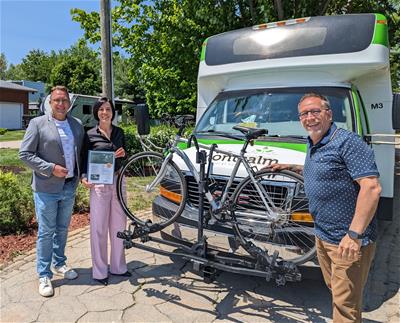 Nouveauté estivale : un service vélo-bus maintenant offert dans Montcalm !