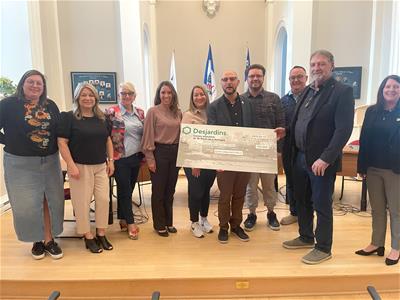 UN PARTENARIAT MAJEUR DE 150 000$ DE LA CAISSE POPULAIRE DESJARDINS POUR LE NOUVEAU SKATEPARK 